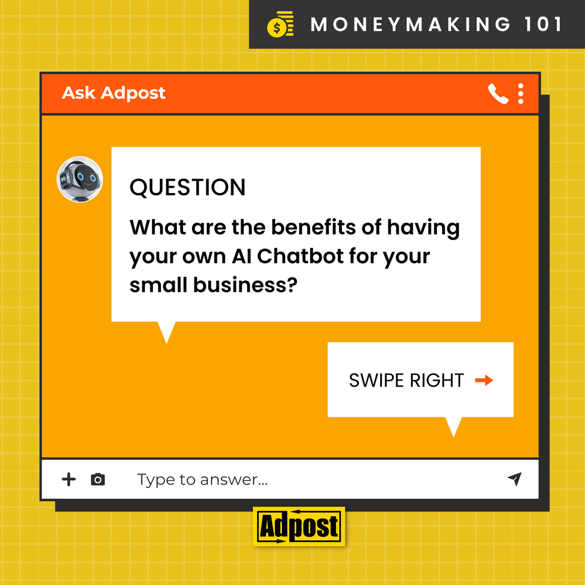 adpostcom's tweet image. Supercharge your customer service with our #AIChatbot! 🚀 Free up your time, and focus on scaling your business. 
More updates coming - Follow, retweet, and let your network in on the game changer. #Adpost #SmallBusiness #TimeSaver #TechInnovation #AlwaysAvailable #BusinessGrowth