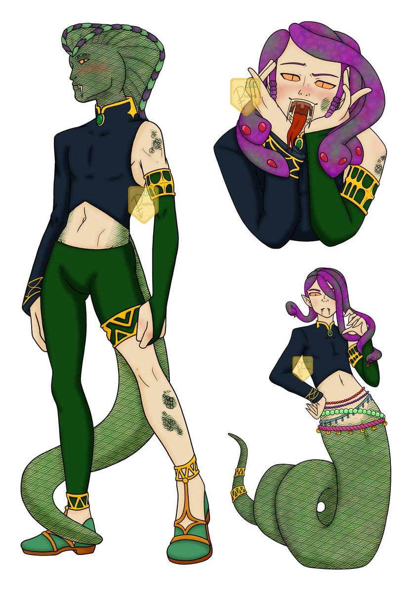 _Panphae_'s tweet photo. I forgot I never updated that I'd finished these pieces- #originalcharacter #digitalart https://t.co/0HctU7qoX6