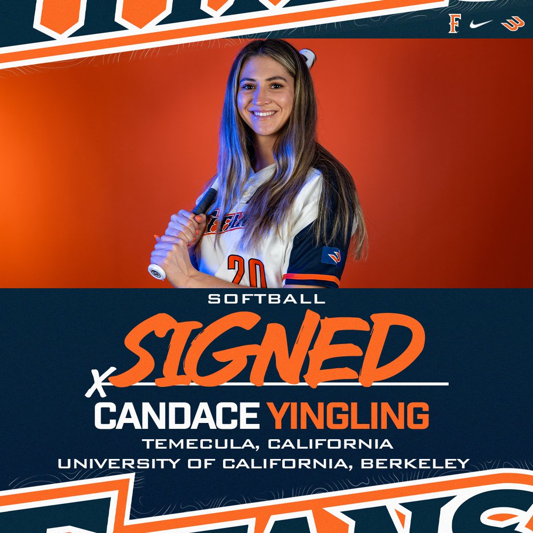 Fullerton_SB's tweet photo. ✍️ 𝐎𝐟𝐟𝐢𝐜𝐢𝐚𝐥𝐥𝐲 𝐒𝐢𝐠𝐧𝐞𝐝

Candace is coming back to So Cal after graduating from Cal and will be enrolled in grad school for her MBA! 

Please welcome Candace to the Titans family!

#TusksUp https://t.co/uLw7LG1NKB