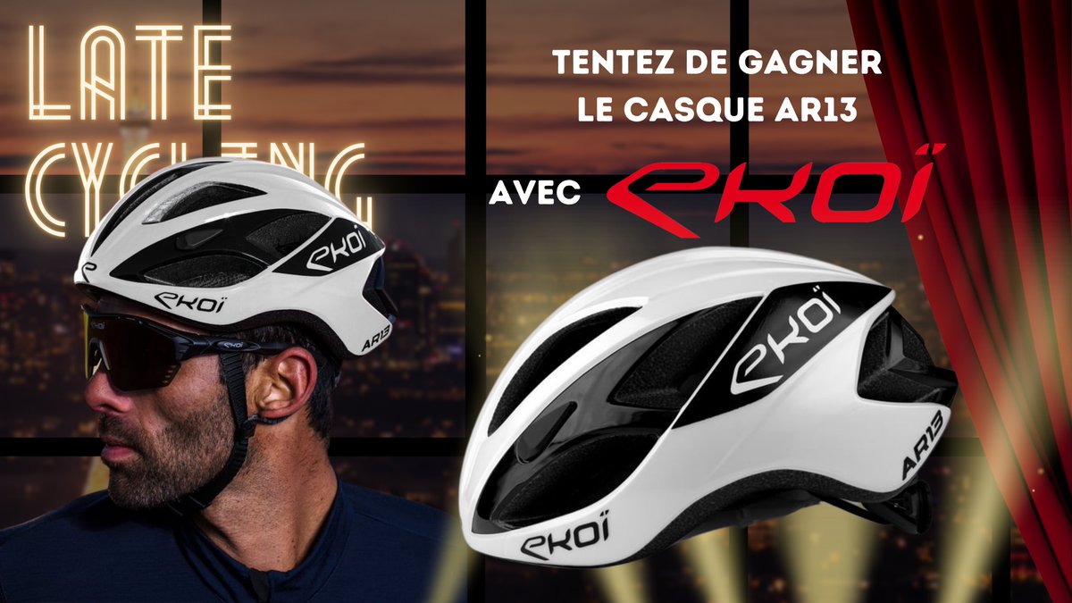 🆕 JEU CONCOURS 🚨

Tu veux rouler avec style et sécurité ?

RT + Follow <a href="/LateCycling/">Late Cycling</a> pour tenter de gagner le magnifique casque de notre partenaire #Ekoï 😍

Tirage au sort à la fin du Tour !

Et viens nous écouter chaque soir à 22h 🎧💛