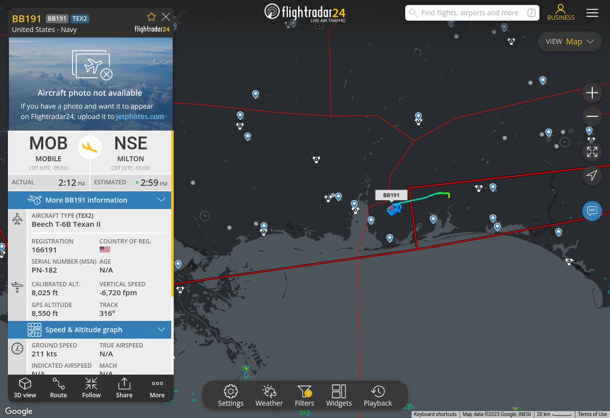 MULTI FR24 VERTICAL MANOEUVRING ALERT : At time Tue Jul 18 20:41:48 2023 #BB191 was  manoeuvering vertically (altchange=5350ft, altdeltas=21400ft), 8nm from ESU Summerdale_NDB_US
 near 20814, County Road 68, Baldwin County, Alabama, 36 #AvGeek #ADSB flightradar24.com/BB191/313224d6