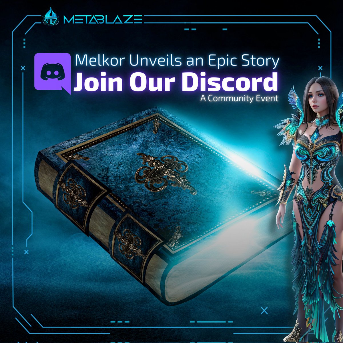 💥 Ignite your imagination with a cosmic storytelling experience in the #MetaBlaze Universe.

Join us on #Discord as Melkor unveils a thrilling tale from Galaxia Blue on Thursday, July 20th, at 1 pm EST

 ⏩ Discord.gg/MetaBlaze

#MetaBlaze #Lore #Fantasy