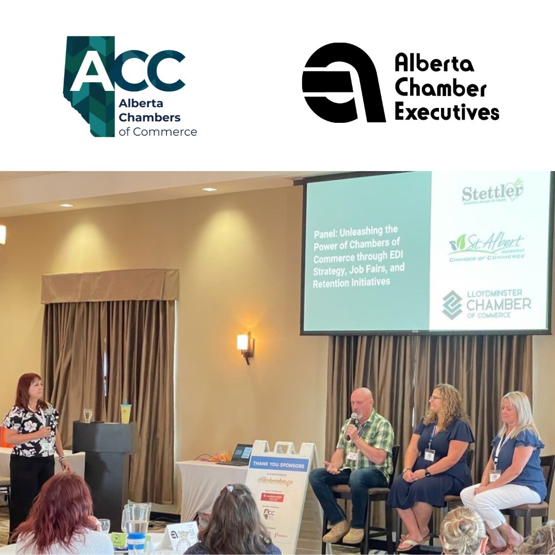 albertachambers's tweet photo. Alberta Chambers of Commerce is in @OkotoksChamber to participate in the 2023 ACE Summit as Chambers from across Alberta come together for professional development, connection and collaboration!
#ACC #ACESummit #AlbertaChambers #advocacy https://t.co/jN81D73Ufg