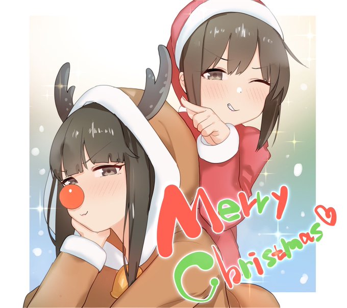 「メリークリスマス サンタ服」のTwitter画像/イラスト(新着)｜4ページ目