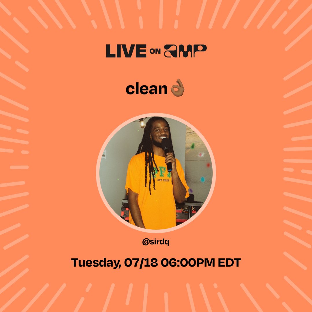 sirdq's tweet photo. ok the playlist is set✅

follow me @onamp to tune into 
clean👌🏾 today‼️

https://t.co/Wnl5v9qRoH https://t.co/gpqrnfGGd4