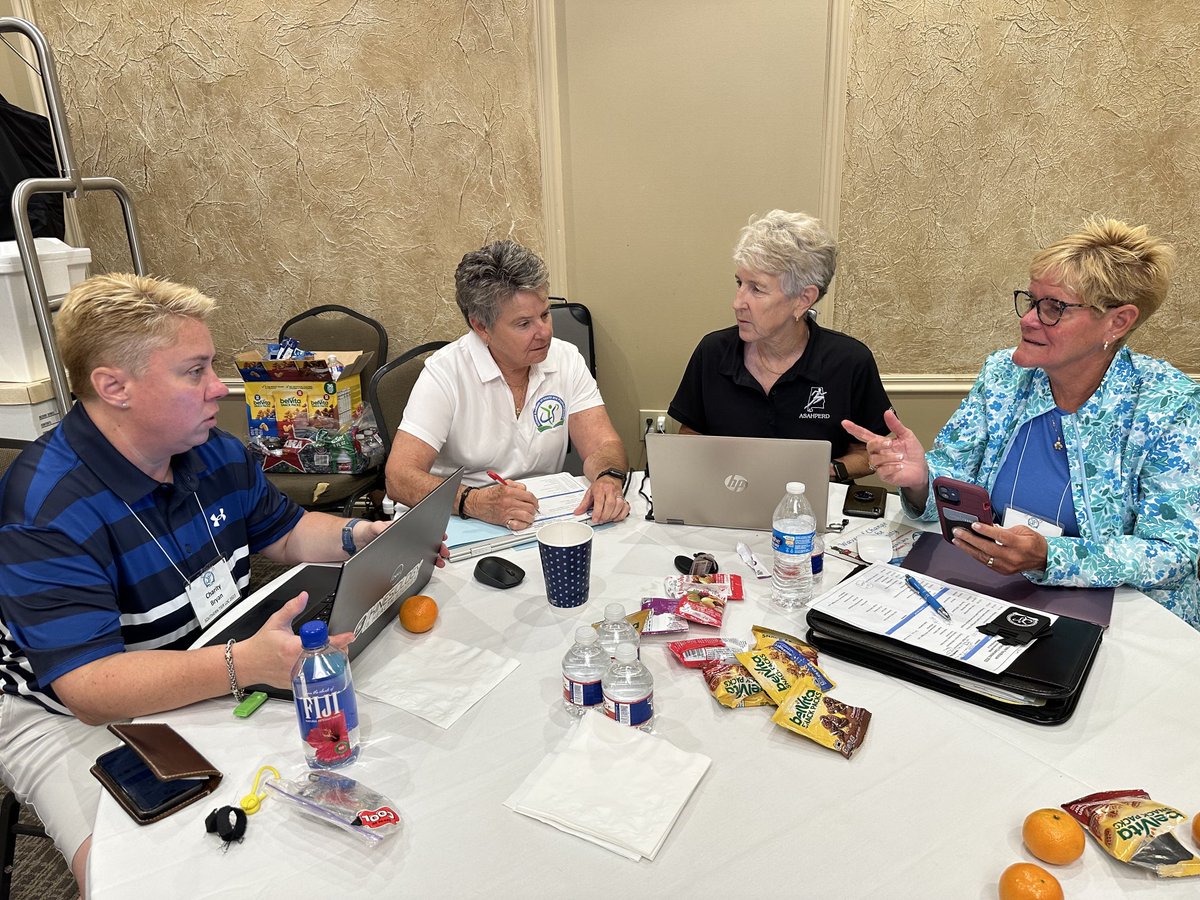 Sandra Sims (@simssandrak) on Twitter photo Our leaders hard at work during the #STLDC23
<a href="/NatAcademyofHPL/">National Academy of Health & Physical Literacy</a> Our leaders hard at work during the #STLDC23
<a href="/NatAcademyofHPL/">National Academy of Health & Physical Literacy</a>