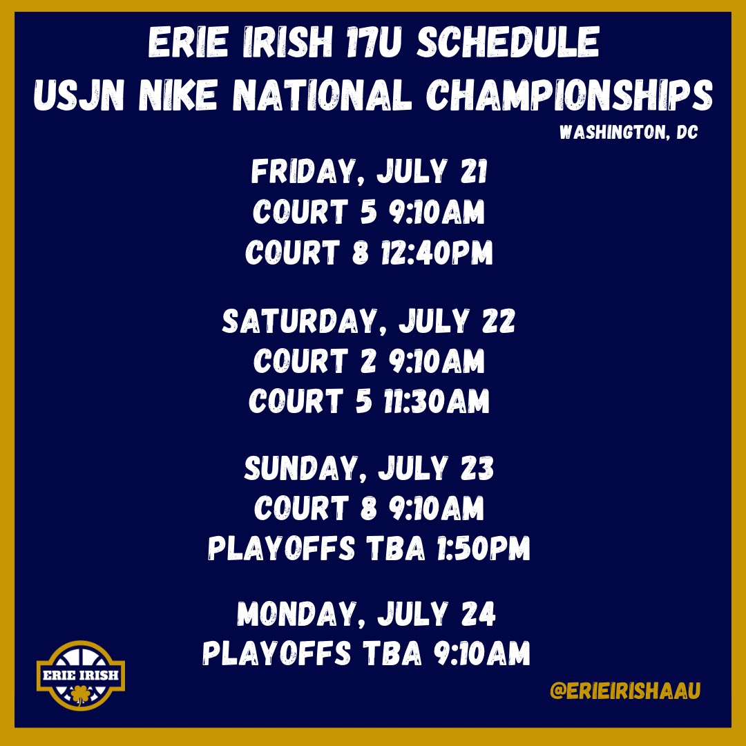 Erie Irish AAU tweet media
