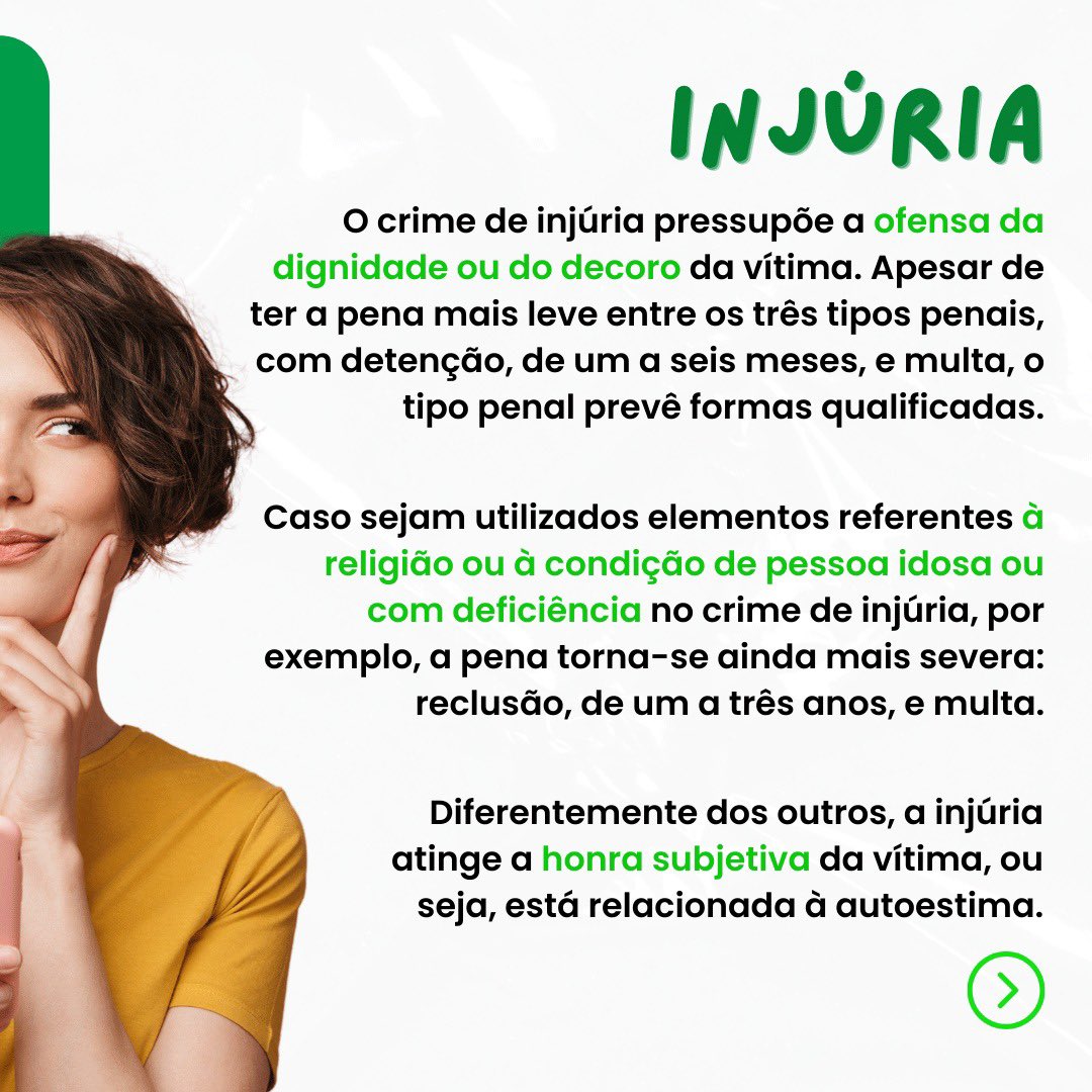 defensoriadf's tweet image. Arraste para o lado e aprenda o que caracteriza cada um dos delitos. Esse é mais um conteúdo da #DPDF para levar conhecimento gratuito à população.