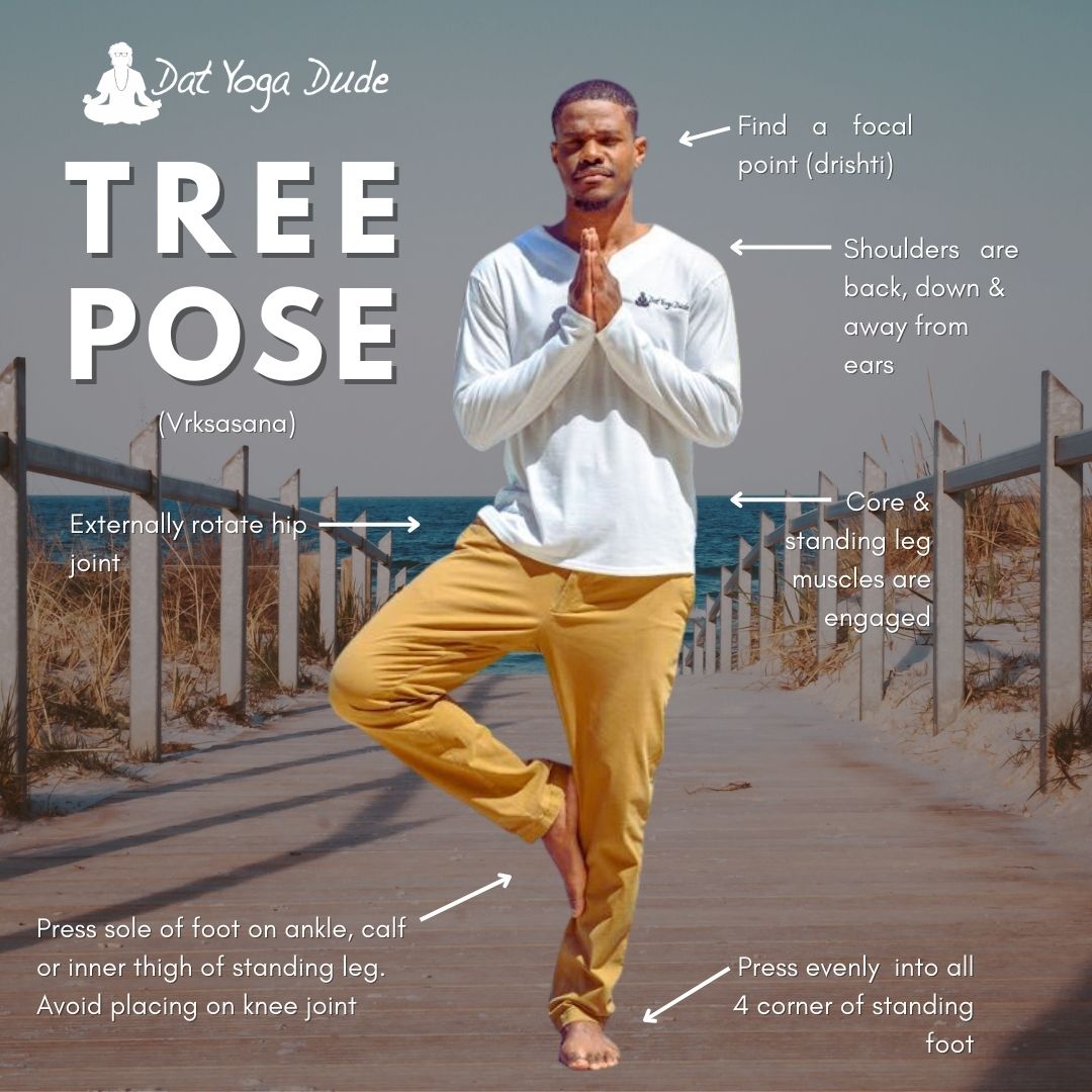 Rooted in Strength: Find balance and tranquility with Tree Pose.

---

For free wellness videos click link in bio or follow me on YouTube <a href="/James/">james</a> Woods 

.

#treepose #yogapose #balance