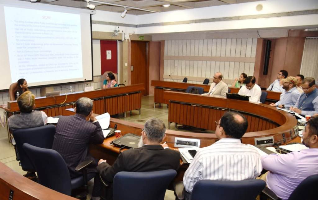 LokSabha_PRIDE's tweet photo. @parliament_lib @LokSabhaSectt @ihcdhaka Smt. Mriganka Achal, Deputy Secretary, Lok Sabha Secretariat, addressing the Officials. https://t.co/EgCa9HzCai