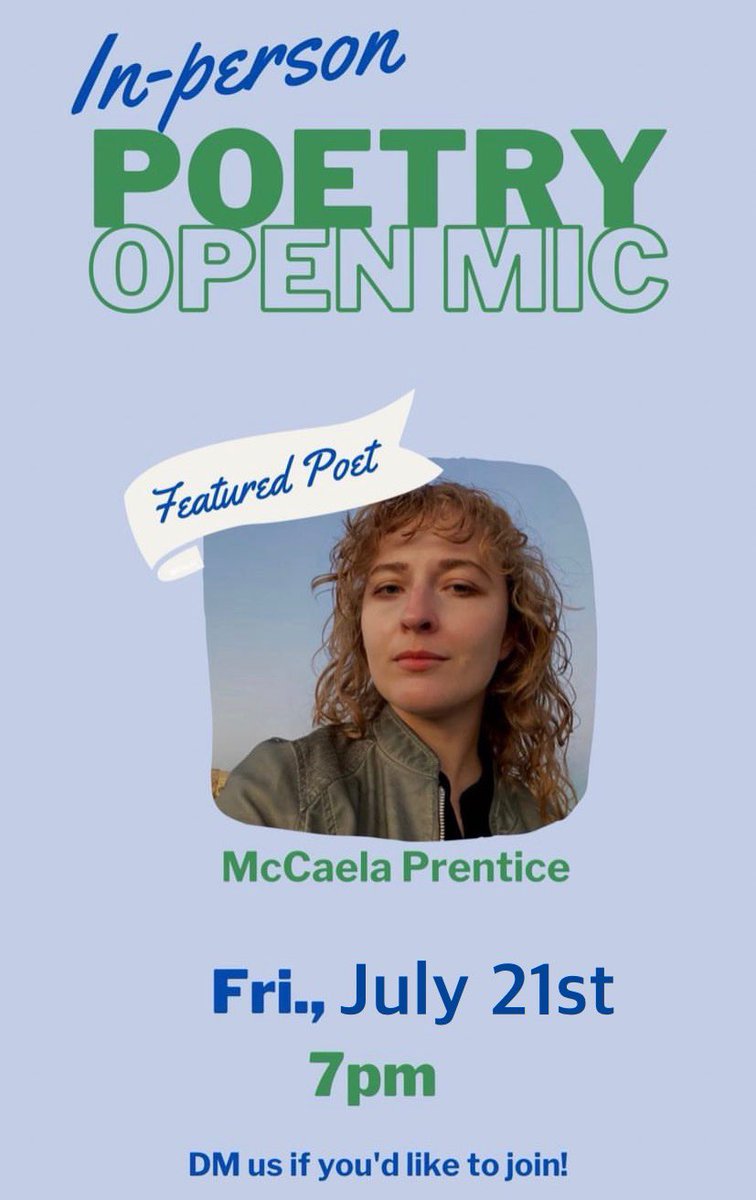 mccaela (@mccaelaa) on Twitter photo Iโll be reading at <a href="/kewandwillow/">Kew & Willow Books</a> in Queens this Friday! Come out to hear me read from my new book โPulp Prophetโ, or to read something of your own! ๐ข โจ Iโll be reading at <a href="/kewandwillow/">Kew & Willow Books</a> in Queens this Friday! Come out to hear me read from my new book โPulp Prophetโ, or to read something of your own! ๐ข โจ