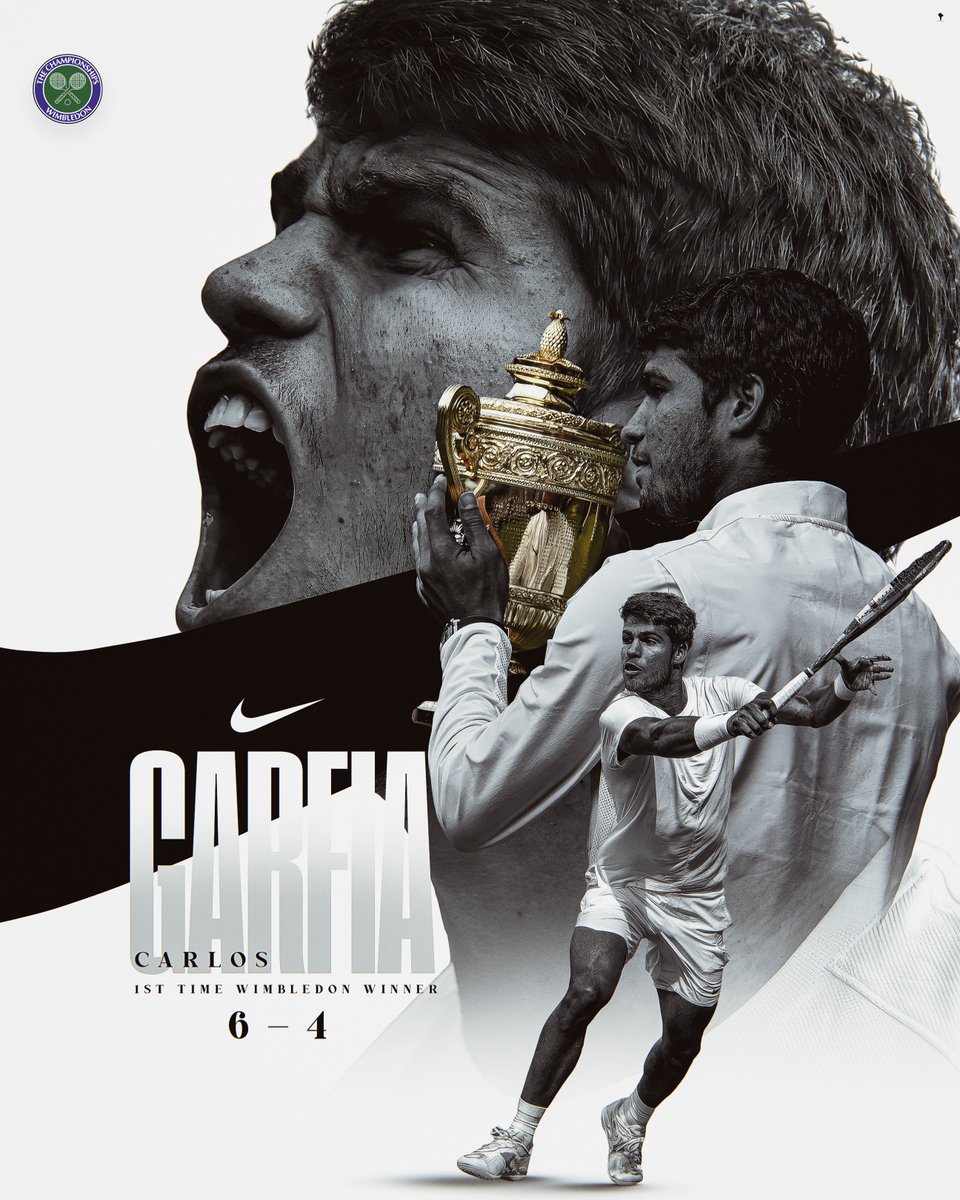 CFDsgn's tweet photo. The new #wembeldon champion for the 1st time is #carlosalcaraz I mean he’s just 20 years old 🫨🔥🎾🏆🎨🖌️
#smsports https://t.co/yJH4JvqIra