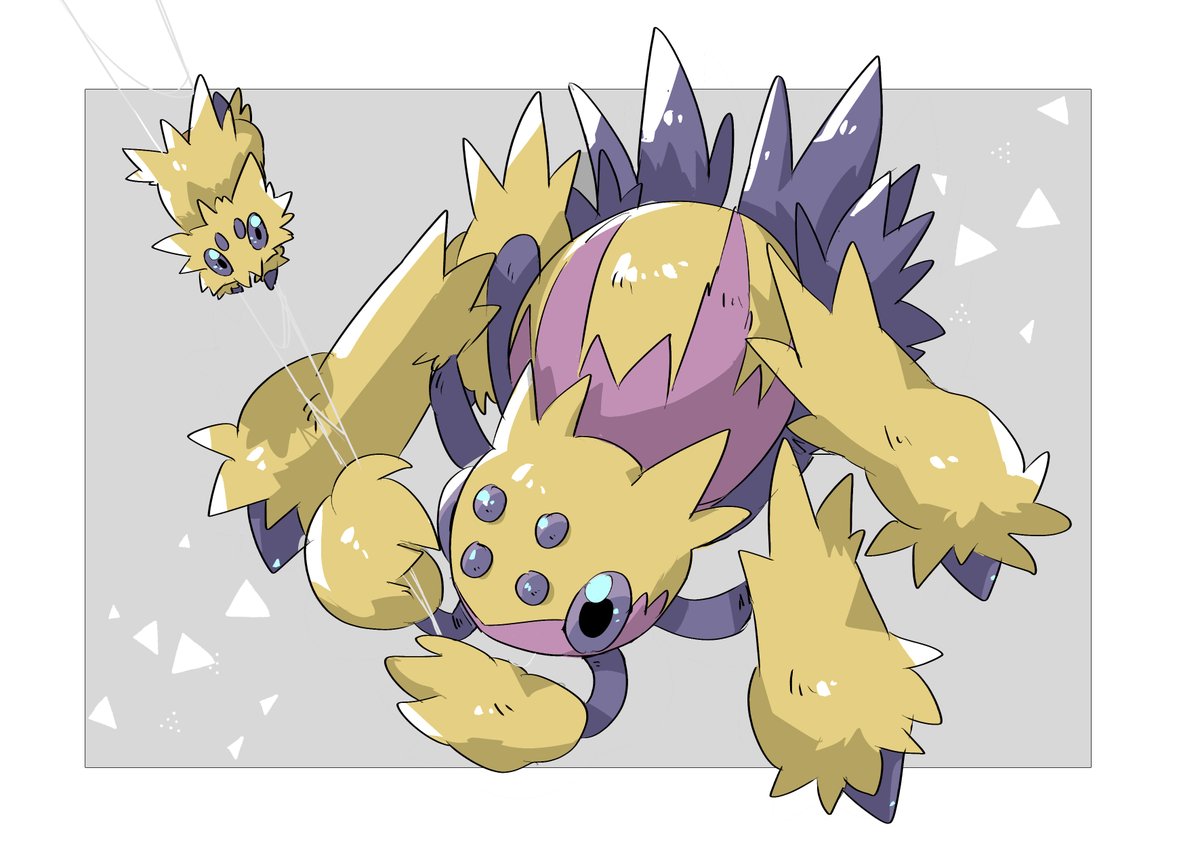 pokemon (creature) solo no humans tongue open mouth claws from below  illustration images