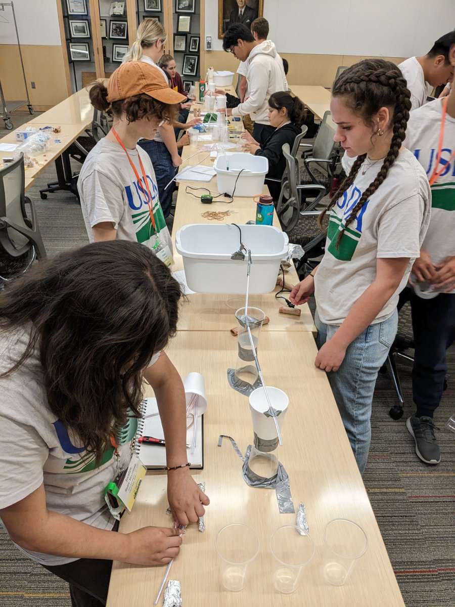 Iowa State Agricultural and Biosystems Engineering (@isu_abe) on Twitter photo ABE grad students offered a cool activity for high school students in the <a href="/USDA/">Dept. of Agriculture</a> AgDiscovery summer program!
Check out these students designing an irrigation system with three zones and a variety of criteria to follow! ABE grad students offered a cool activity for high school students in the <a href="/USDA/">Dept. of Agriculture</a> AgDiscovery summer program!
Check out these students designing an irrigation system with three zones and a variety of criteria to follow!