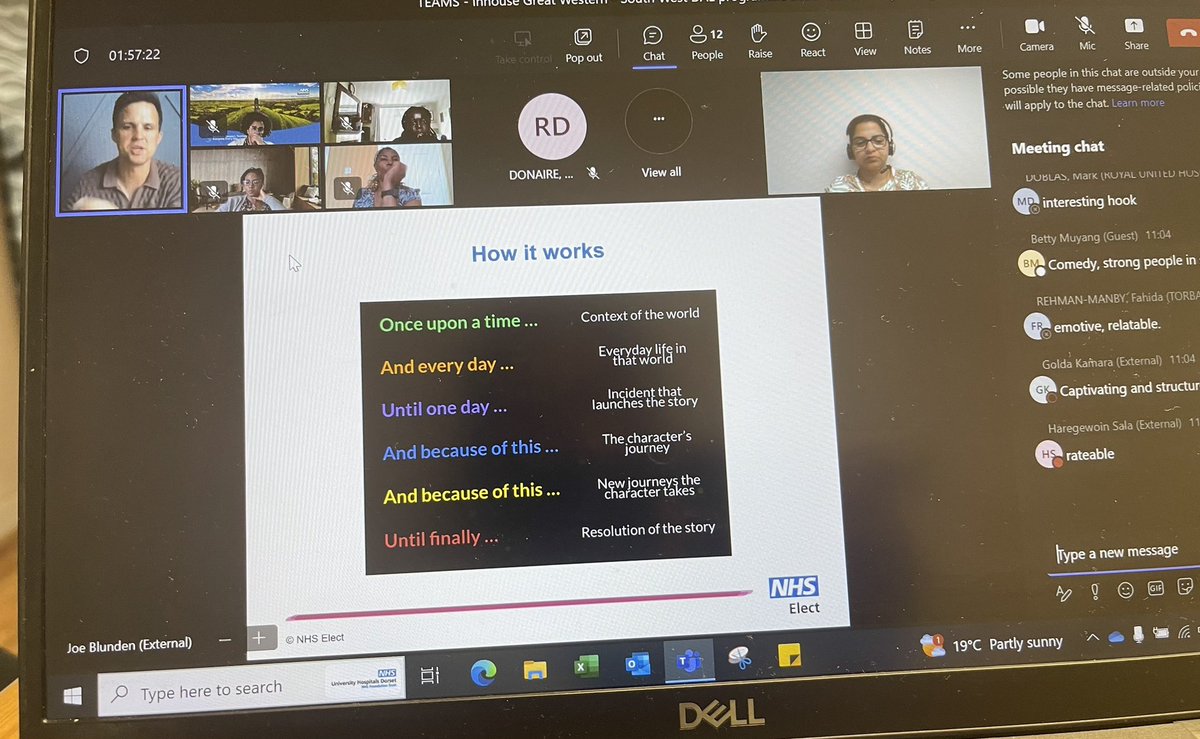 PappuDeepa's tweet photo. Brilliant session for DAL candidates by Joe @NHSCommsJoe on the power of story telling with practical tips to create relatable and influential stories. Thinking about βliving libraryβ for cultural awareness @UHD_NHS Thank you @alicia18245157 for organising. @IamMarkD @awof16371 https://t.co/y7spMAU24l