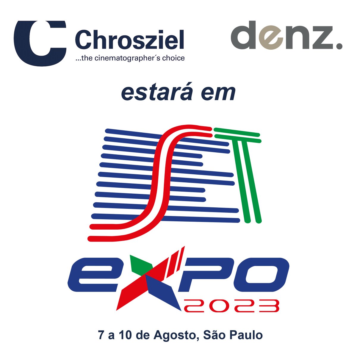 Thanks to our friends at Canon &amp; Sony do Brasil Chrosziel will attend the SET Expo. Come see the Chroszile Meta Mount on a Sony FX9 and Canon PL mount CN17-120mm ENG lens at the Sony Booth no. 73A.  

We look forward to seeing you there! 

#SETExpo #Chrosziel #Denz