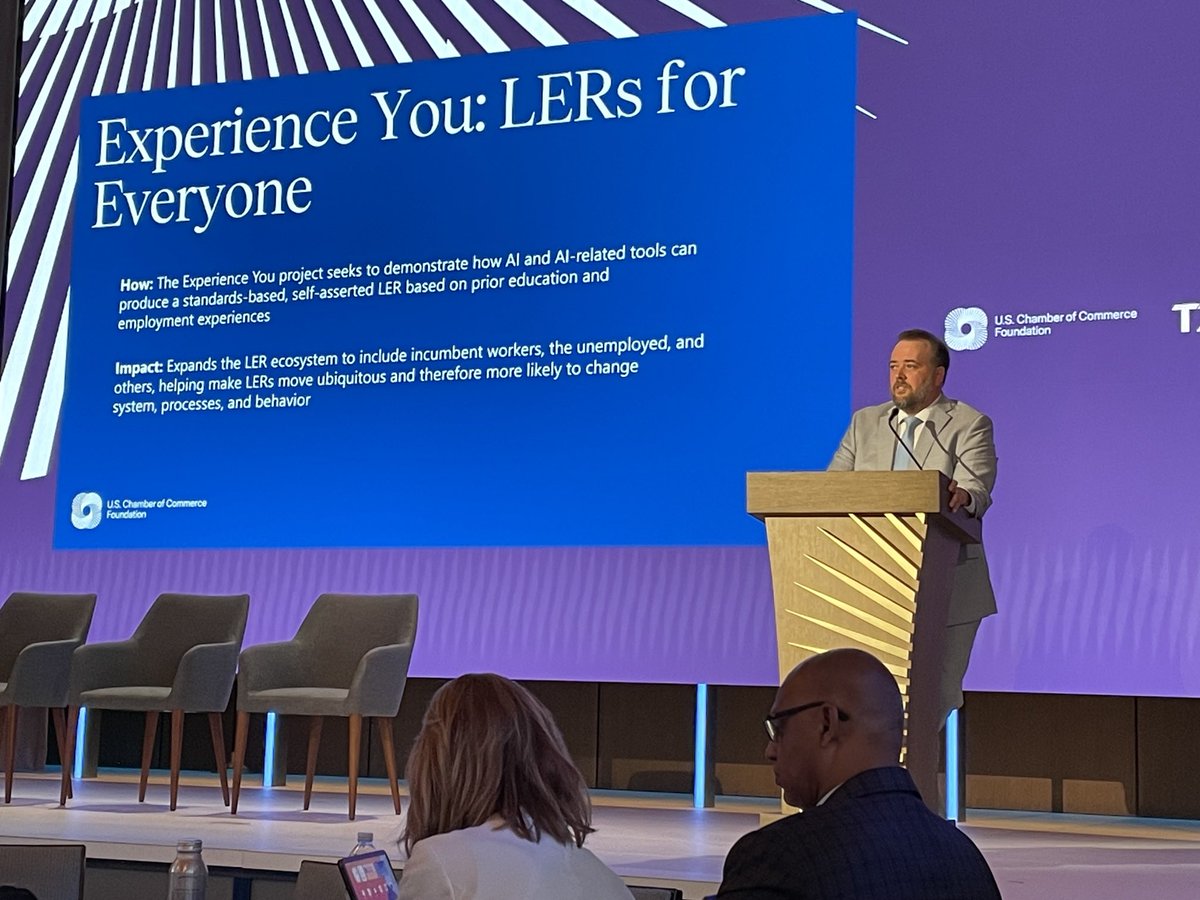 #ExperienceYou is using #AI to empower people to have more and better opportunities for productive and rewarding work and upward mobility by recognizing skills that they already have and open new doors to learning pathways