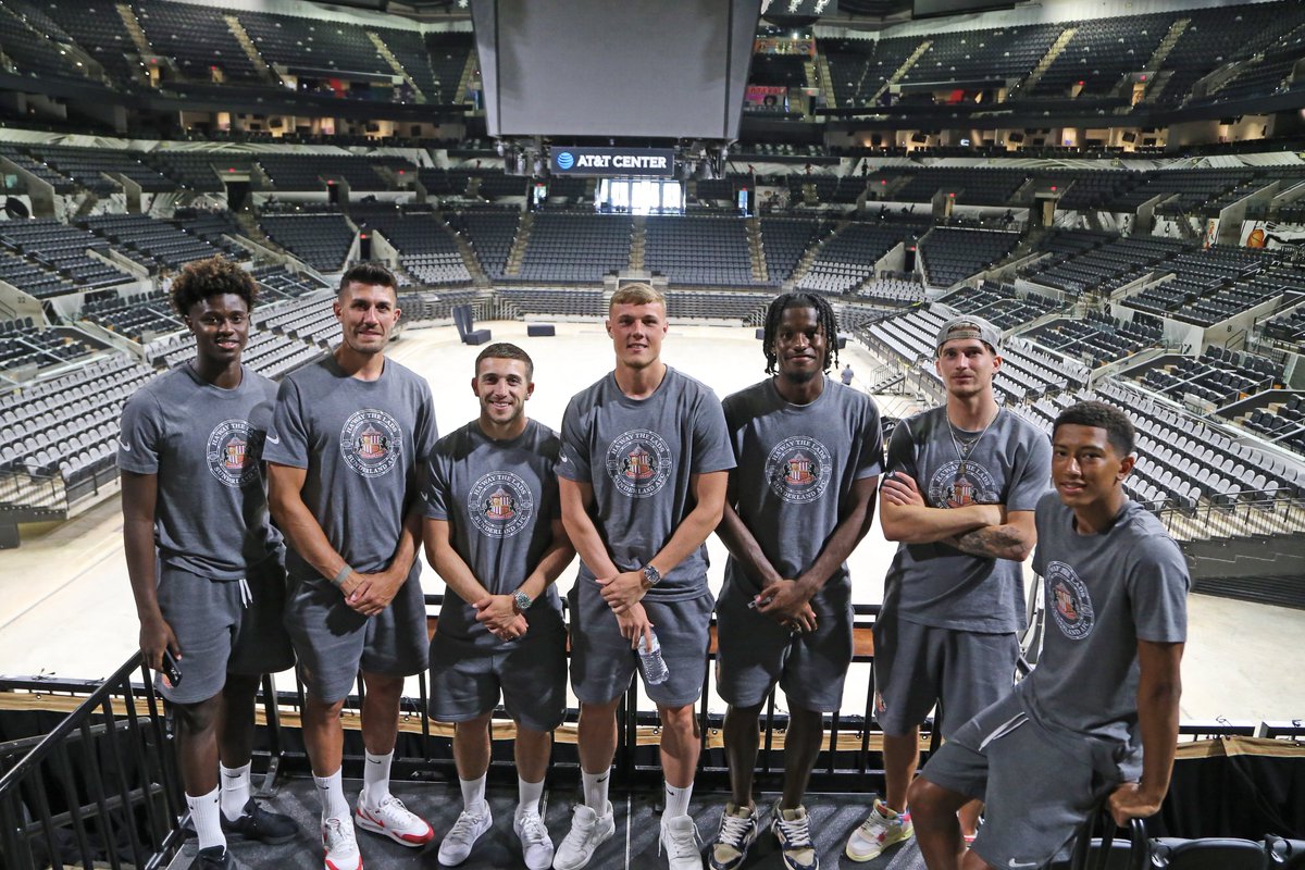 A look around the AT&amp;T Center 🏀

🏠 @Spurs 

#SAFC