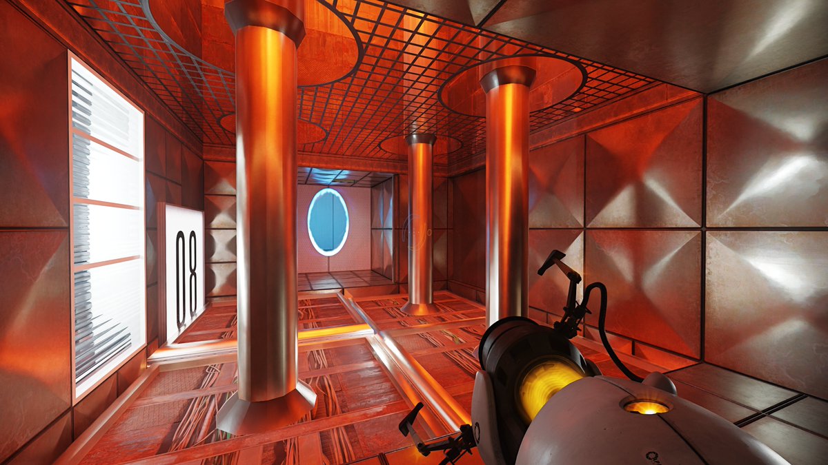 GeForce_JacobF's tweet photo. Portal: Prelude RTX is available now on Steam and looks incredible with full RT and RTX IO! Check out these 4K DLSS 3 shots captured on an @NVIDIAGeForce RTX 4090 👀👀 DL: https://t.co/JIi5YGOPgF https://t.co/6p6mRbPa1J