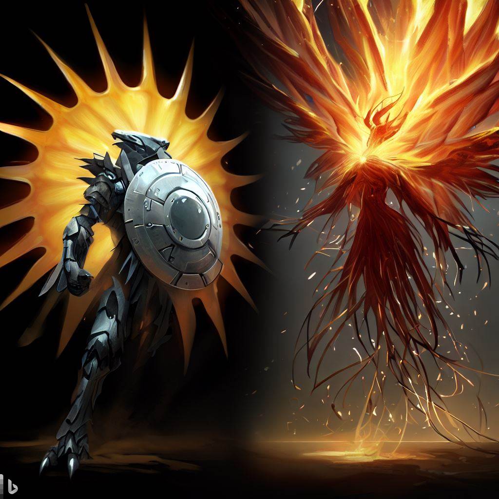 pedroyokai's tweet image. #fimdostempos #tormenta20 @Schaeppi @Rex2099 @leonelcaldela @karensoarele @Katiucha @guilhermesvaldi  
Eu tava brincando com a IA do Bing ouvindo Fim dos Tempos no youtube e saiu essas coisas:  um Arius uma Kiki uma Ayla e um Ignis de I.A. 
ñ sei se da pra mandar mas achei divert