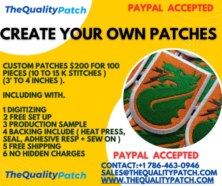 #irononpatches #customembroiderypatches #militarypatches #jacketpatches #patchesnearme #embroiderypatchesnearme #embroiderypatchesdesigns #embroiderypatchesforjackets #design #branding #fashion #designer#patches #patchwork #patches #patchworkquilt #irononpatches #chenillepatches
