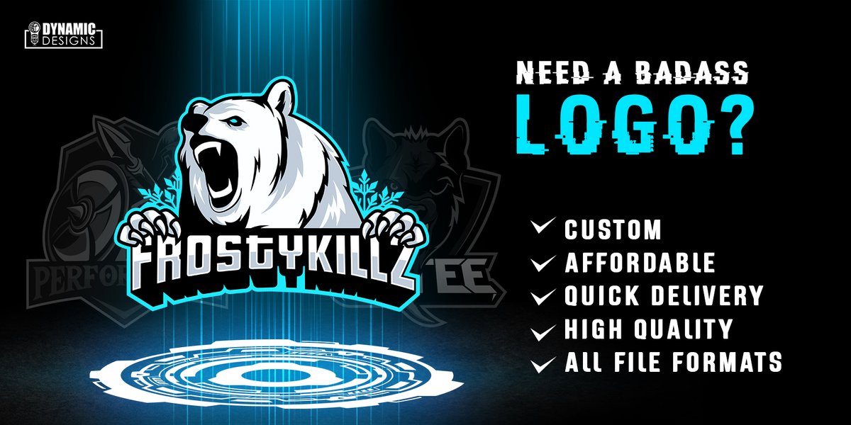 FarbaGFX's tweet photo. Anyone need a logo? Get a high quality gaming logo for just $30. DM now to avail offer.

Looking for a graphic designer to help you with revamp for your twitch? Or perhaps need a thumbnail for youtube videos? DM for any graphic designing service. we'll help you grow with style. https://t.co/Ug4kra7YFN