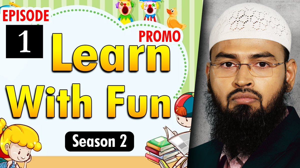advfaizsyed's tweet photo. NEW LECTURE ON IRC TV ON WEDNESDAY 19-JUL-2023 AT 9:30 PM
π₯ PROMO | Learn With Fun S02 | Ep 01 - Cleanliness By @AdvFaizSyed
π https://t.co/lCXEK7ewW6
#LearnWithFun #LearnWithFunAdvFaizSyed #IRCTV #AdvFaizSyed #AFS
βAapke Sawal Ya Masail Ka Hal Puche Aalim e Deen Se:
π² 80-5545-5545
π· JazakAllah Khair π·