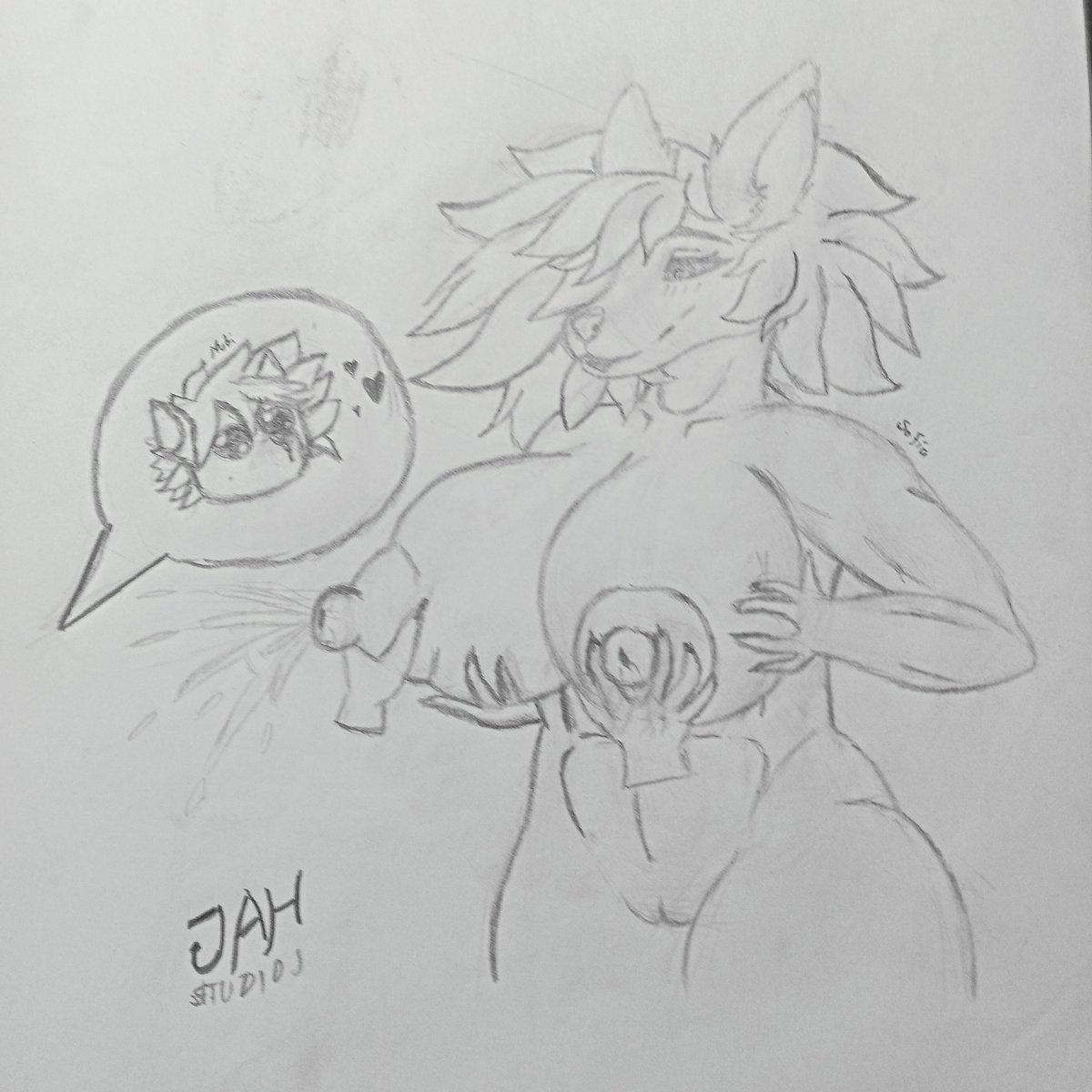 Nubi &amp; Sofía ✨💙

(Dibujo para un amigo)

#furry #furryart