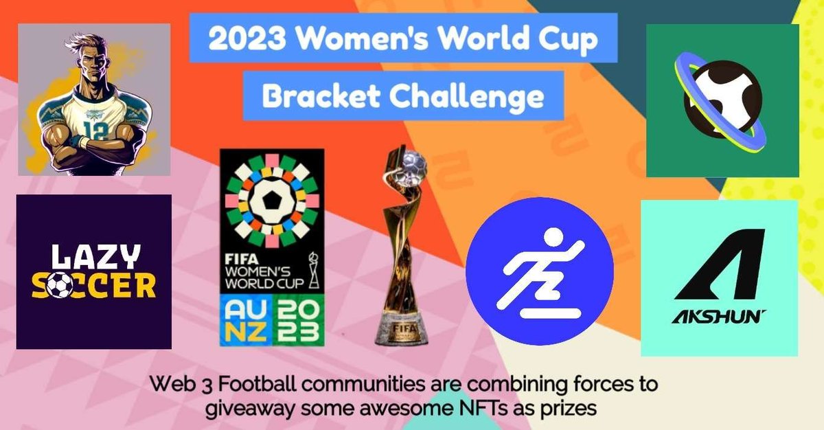 ⚽️Hey Pitch fam! ⚽️

We are excited to play a 2023 <a href="/FIFAWWC/">FIFA Women's World Cup</a> Bracket Challenge contest with 4 other football web3 communities⚡️

Less than 2 days away!  Who are you picking?🤔   

Join our discord to learn how to participate discord.gg/HhJNjZjupz

#WWC2023