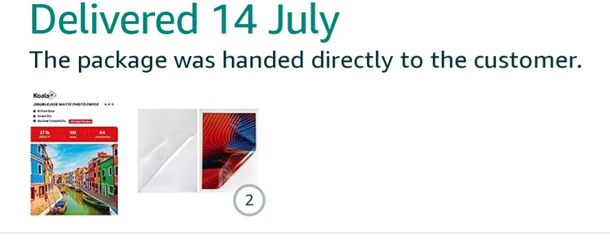 I love that my <a href="/AmazonUK/">Amazon.co.uk</a> package was "handed directly" to me, when i wasn't even in the country when it was delivered 😂😂😂