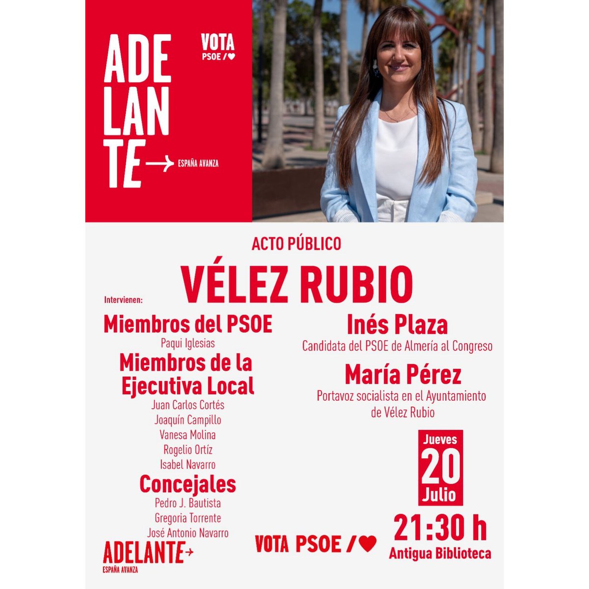 PSOE VÉLEZ RUBIO tweet media