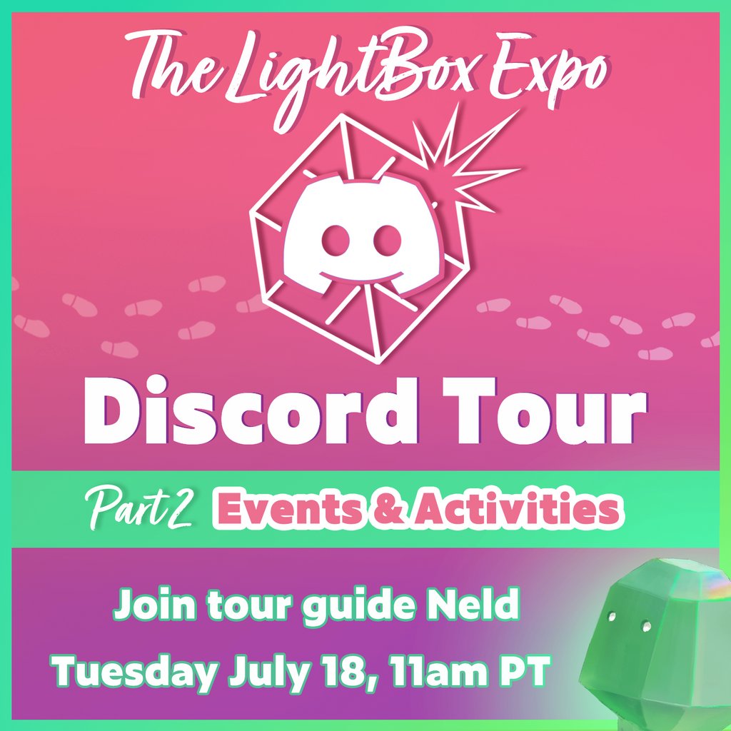 🚨 We're starting in about an hour! 
Learn more about what our #LBXDiscord server has to offer & how to get around! us06web.zoom.us/webinar/regist…
Join tour guide Neld on Zoom, for 'Part 2 (of 3): Events & Activities', 
& navigate Discord and the LBX server like a pro in no time! 🙌
-AR
