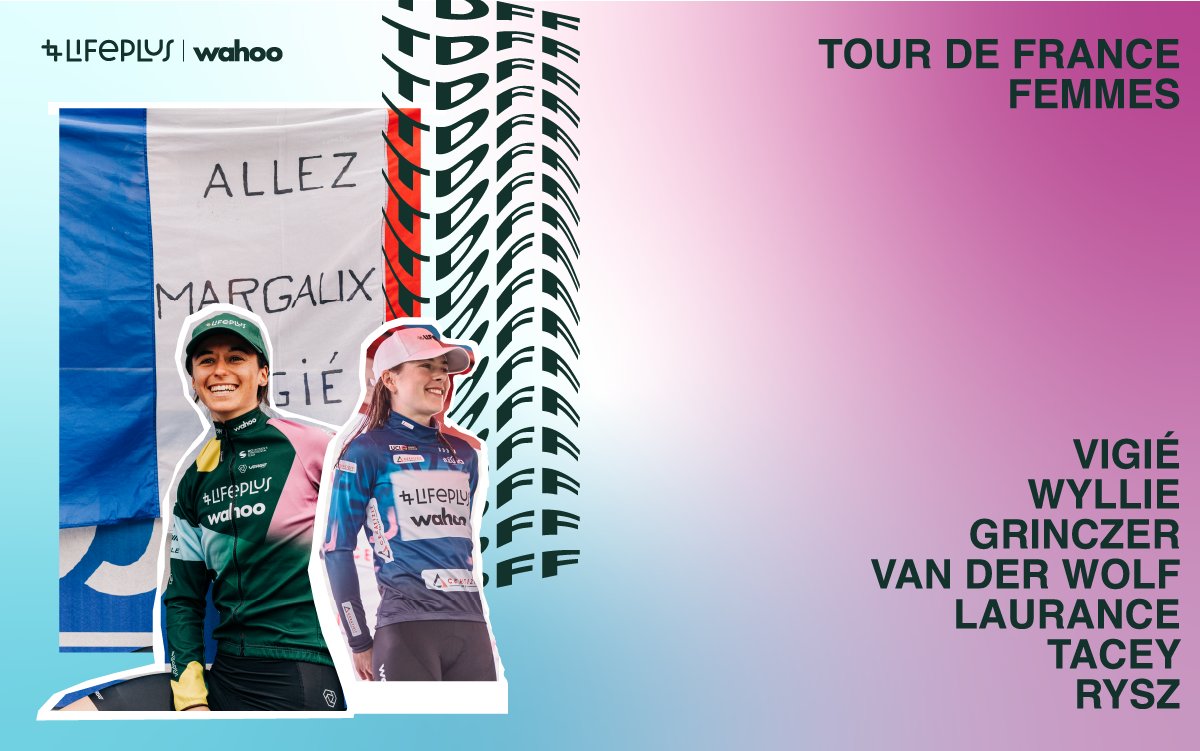 This weekend the world's best cyclists gather in Clermont Ferrand to kick off the second edition of @LeTourFemmes - Here's our 7-rider lineup for this showcase event. Margaux Vigié, Ella Wyllie, Natalie Grinczer, Babette van der Wolf, Typhaine Laurance, April Tacey, Kaja Rysz.