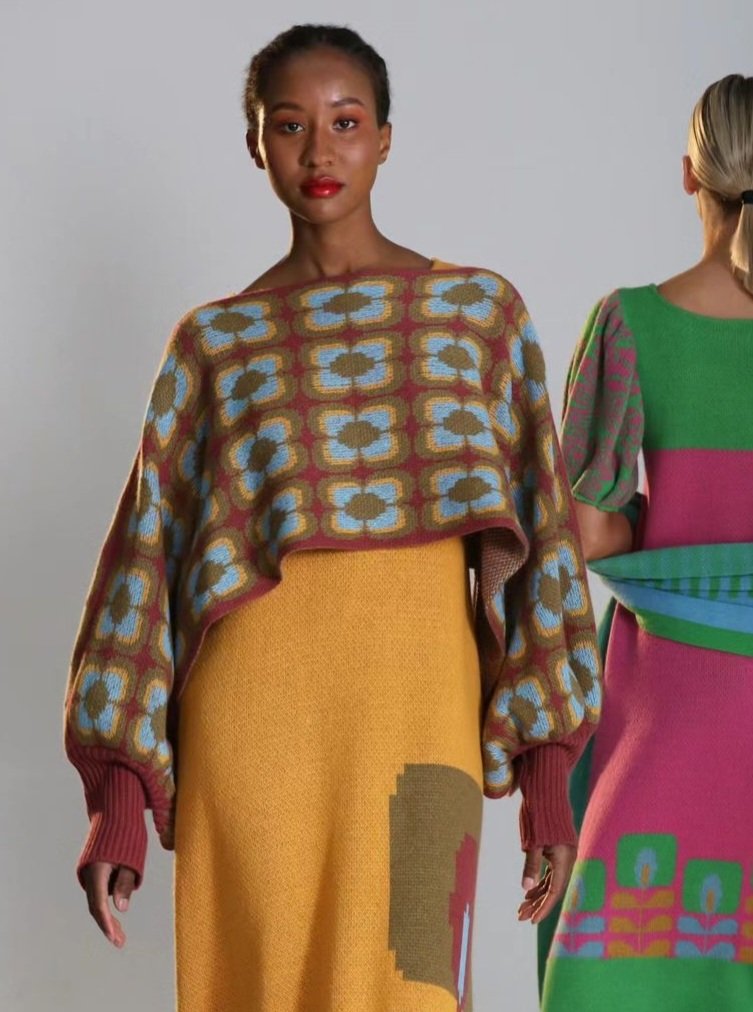 Colour Blocks from <a href="/LindaWilsonKnit/">LindaWilsonKnitwear</a> #irishfashion #knitwear #Irishknitwear #wool #merinowool #jumper #sweater #dress #slowfashion #Irishfashionart #lindawilson #irishdesign #CIFD