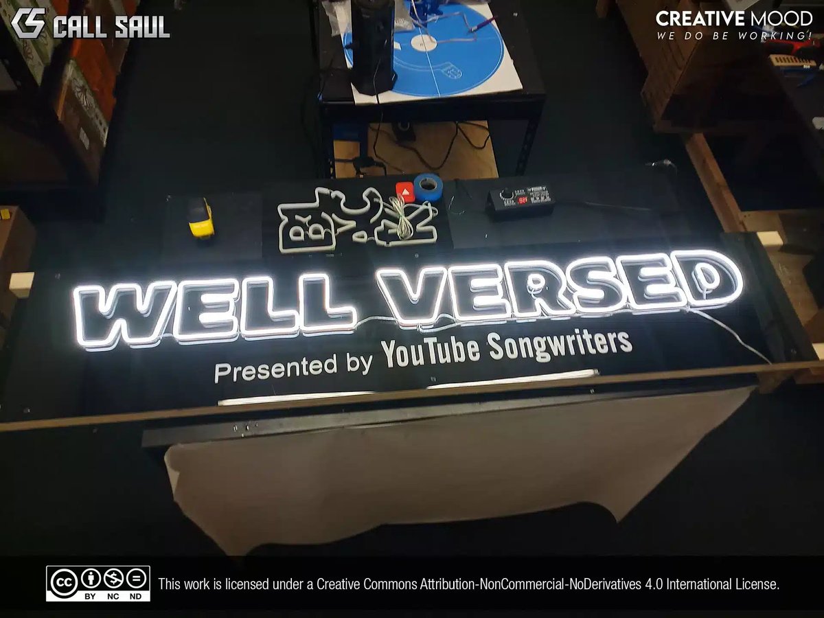 We made this "Well Versed" LED Neon Sign in the color white. We mounted it on cut-to-shape clear acrylic support.
Looking to get a Custom LED Neon Sign like this? Find us on our social medias. 
#CallSaul #CreativeMood #LEDNeonSigns #CustomNeon

callsaul.us/portfolio-item…