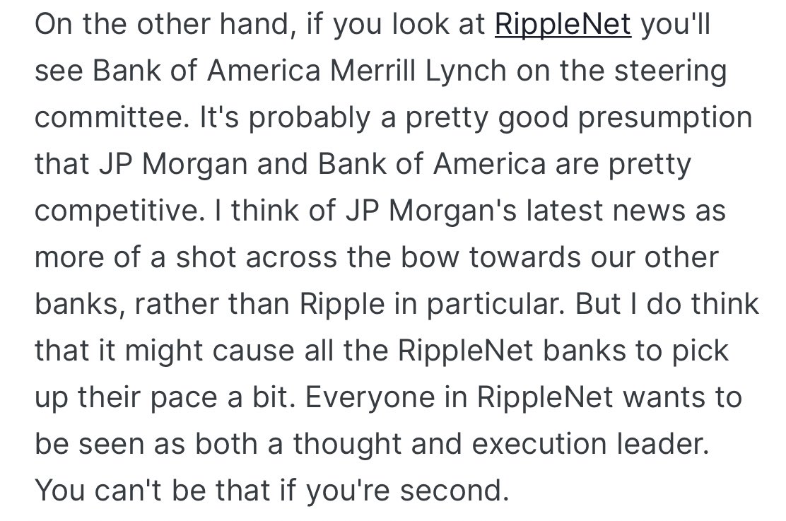 Anders 🏁🇪🇺 on Twitter: "Bob Way (former Ripple employee) on Bank of ...