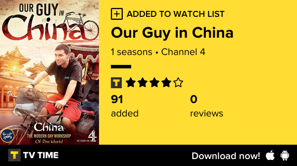 Sarah_L_King's tweet photo. I've just started following Our Guy in China https://t.co/iNGmZV98q6 #tvtime https://t.co/9DET2wUJa6