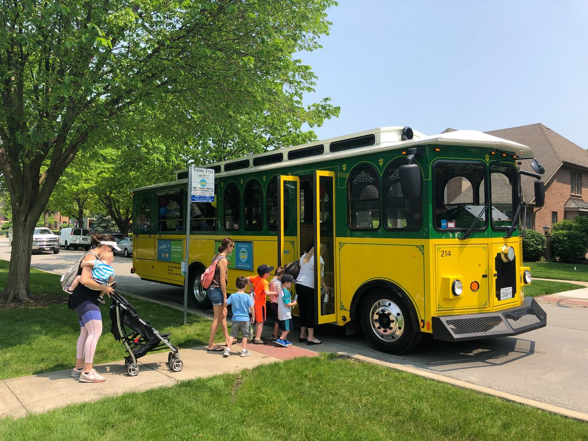 Trolley Storytime Saturday, July 22 at 2 p.m.: Join the Kids' Library staff on the Elmhurst Trolley for a traveling round of stories, songs, and more. Trolley Storytime will begin at the Park and York trolley stop and will make a full circuit around town!