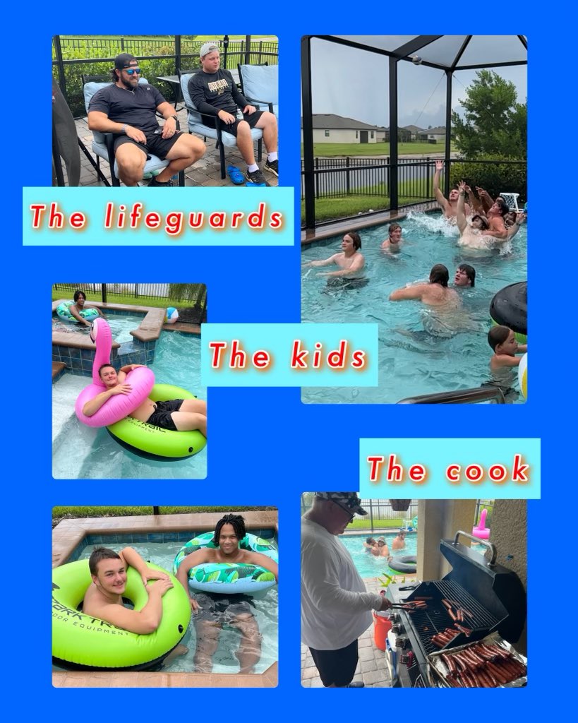 Riverdale Raiders O-line. Break from the heat. #Believe #Relationships #Community #Family <a href="/RaiderAthletes/">RiverdaleAthletics</a> <a href="/RiverdaleRaider/">RiverdaleHighSchool</a> <a href="/Coach_Gibson51/">Kendoll Gibson</a> <a href="/RHS_RaidersFB/">Riverdale Raiders Football</a> <a href="/Ramirez0505/">Ramírez</a>