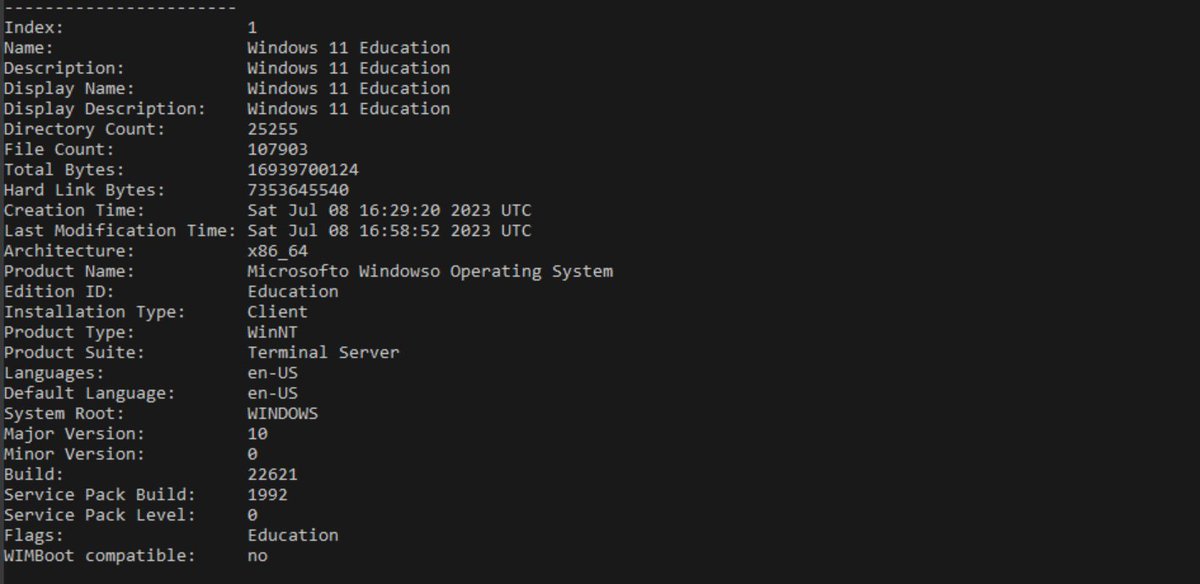 WZorNET's tweet photo. 📋INFO July 18, 2023, (#UpdatedJuly2023) ISO's on Visual Studio Subscriptions (#VSS) formerly #MSDN
✔️Windows 11 Version #22H2, CLIENT #CONSUMER/#BUSINESS
🎯OS Build /22621.1992.ni_release_svc_prod1.230706-1158 with #KB5028185/ 📋 https://t.co/7e2LJRP16W
👁️by W.Z.T
👨💻@rgadguard https://t.co/xVx0l04UDh
