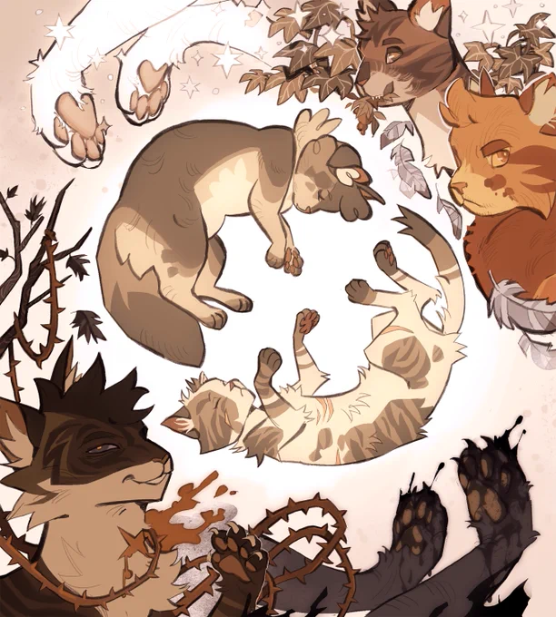 I'll start believin'  #warriorcats #warriorcatsfanart #dovewing #ivypool