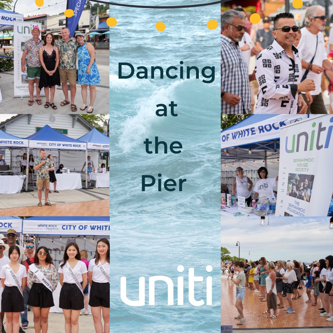 UNITI focuses on supporting a healthy and inclusive community for all.  At the first Dancing at the Pier of the season, people danced the night away with friends, family, and community. Next event July 29 at White Rock Pier - 5:45 to 10pm. https://t.co/ef4RYBO3fJ