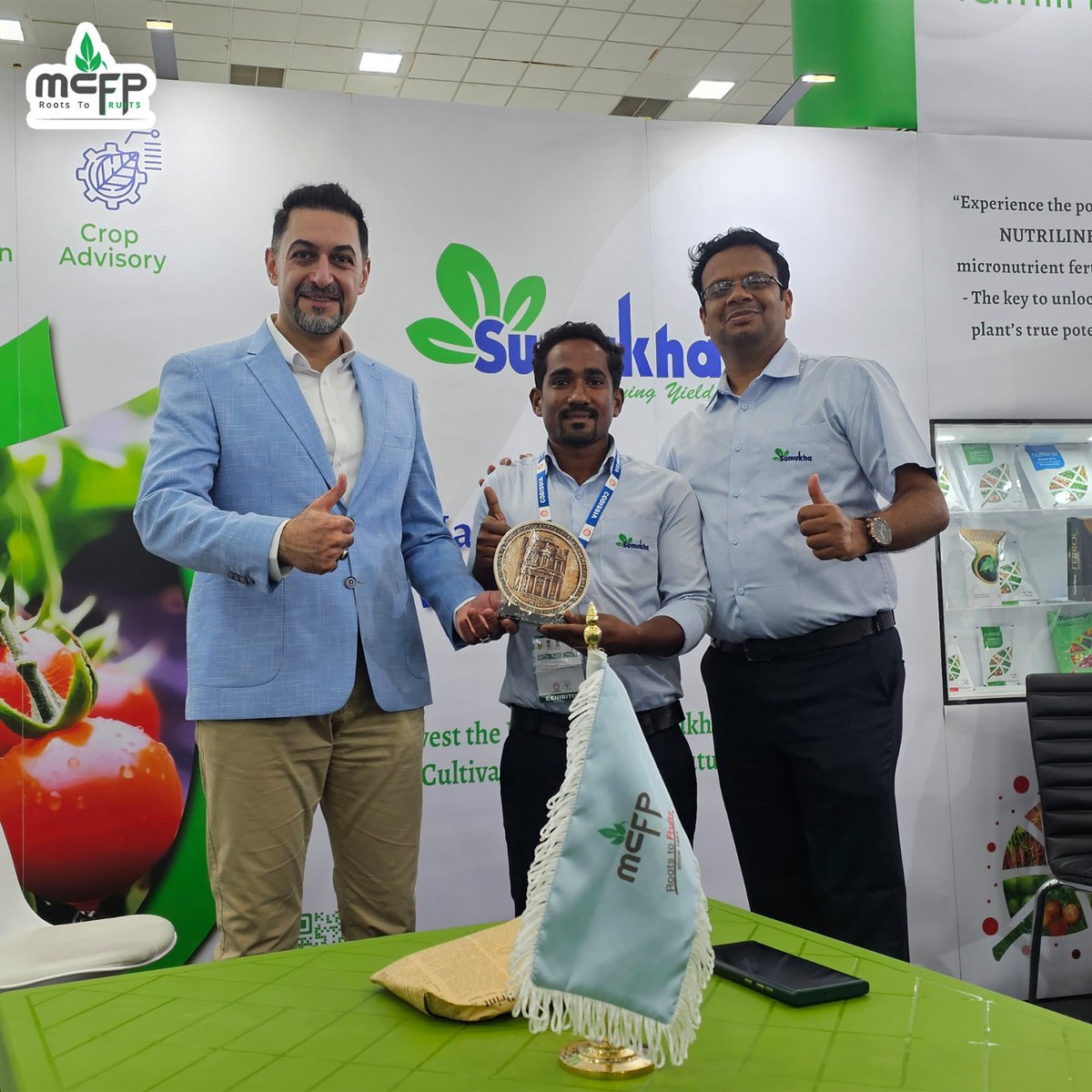 mcfp_jo's tweet photo. #MCFP extends deepest gratitude and heartfelt appreciation to the exceptional marketing team of M/s. Sumukha Company for their outstanding efforts. Their dedication, hard work, and unwavering commitment have been instrumental in our joint success story
#agricultural #AgriIntex https://t.co/DslxMpGUD3
