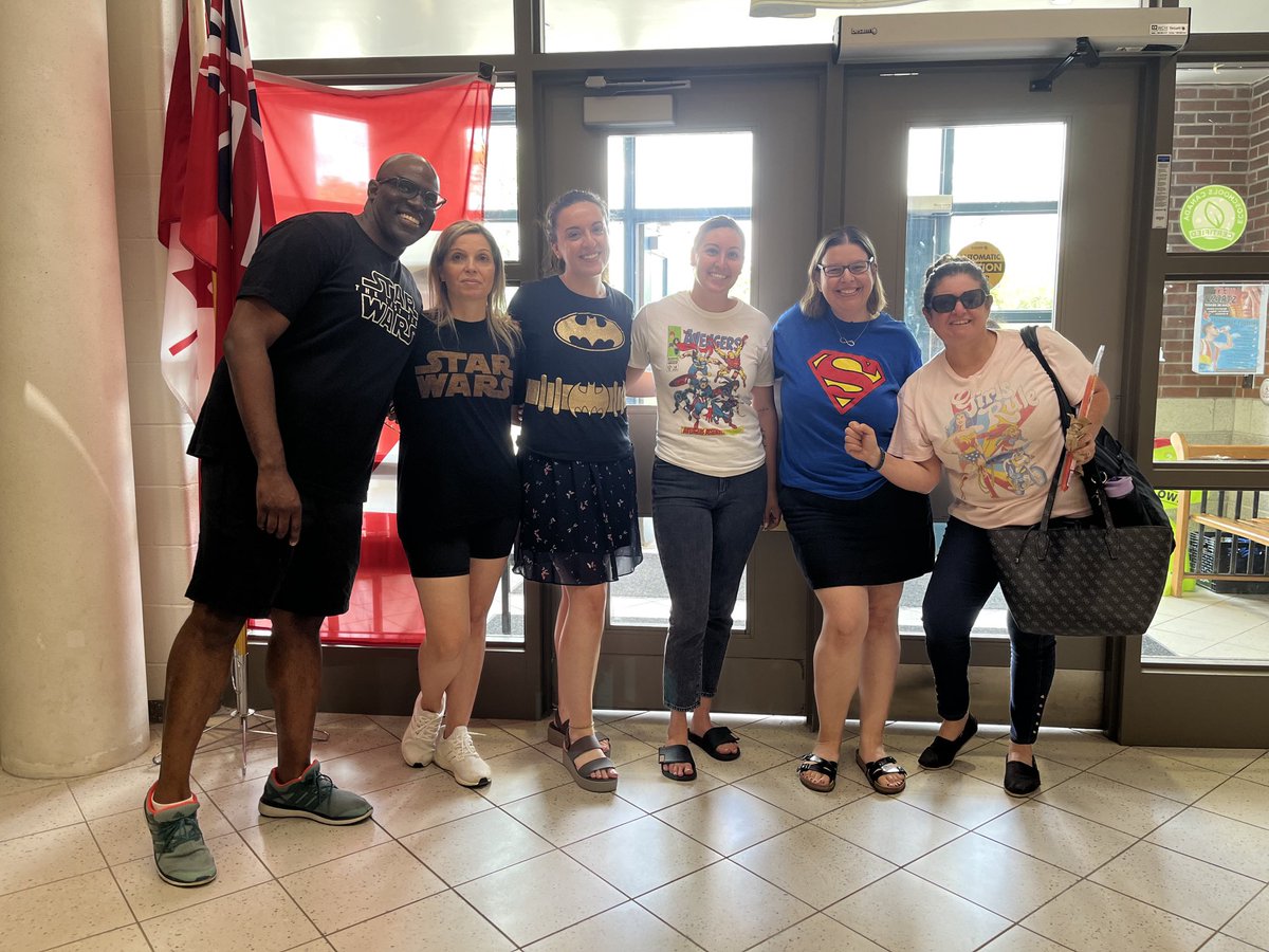 Summer School Superhero’s at SLC ⁦<a href="/AdCedDpcdsb/">Adult & Continuing Education in Dufferin-Peel CDSB</a>⁩ ⁦<a href="/MrsSteward3/">Mrs. Steward</a>⁩ ⁦<a href="/CoryCornwall/">Cory Cornwall</a>⁩