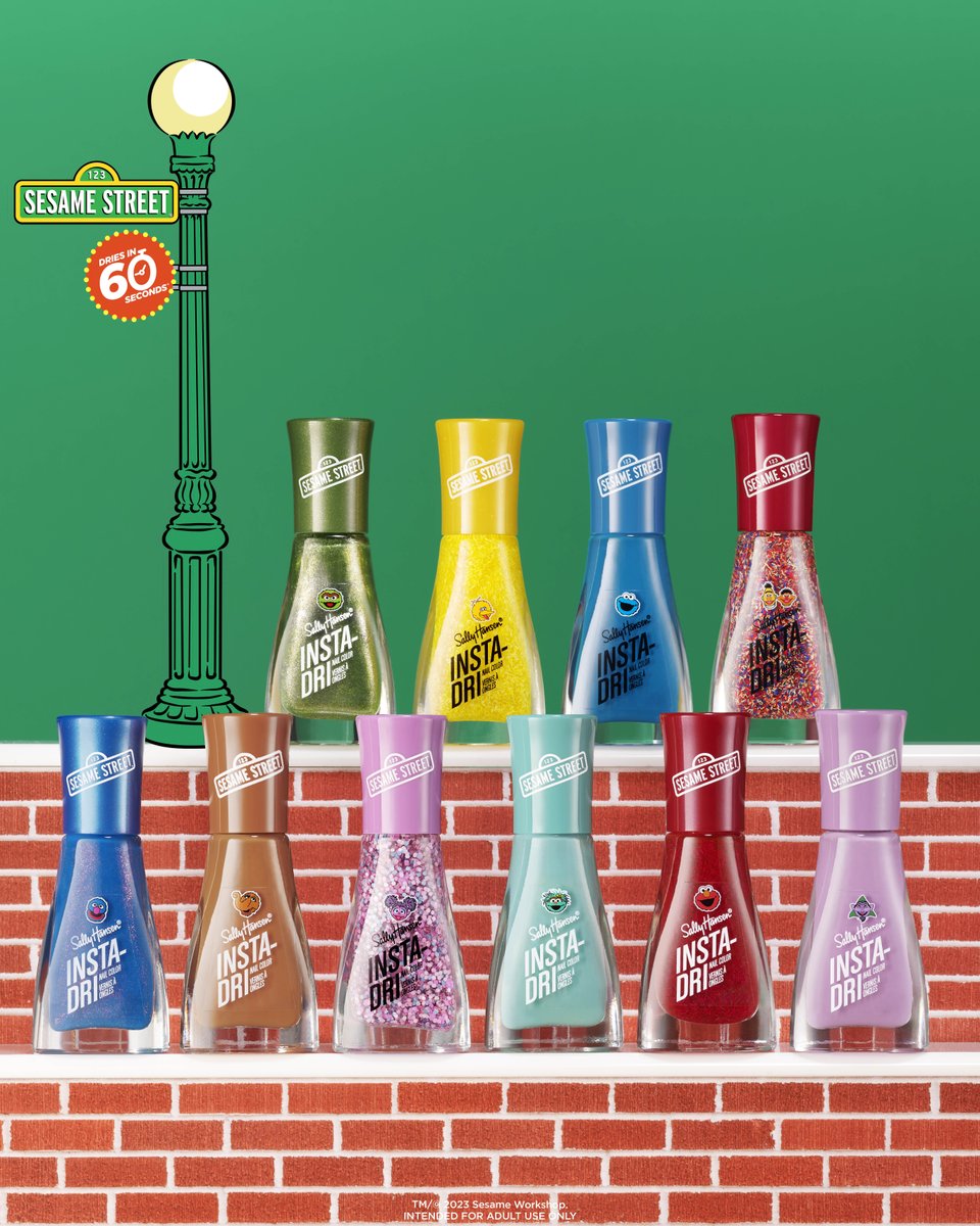 Take a walk down Sesame Street with the all new Sally Hansen x Sesame Street Collection! Inspired by the playful characters we all know and love, this collection is sure to bring sunny days your way! Shop now: bit.ly/3NSWve7