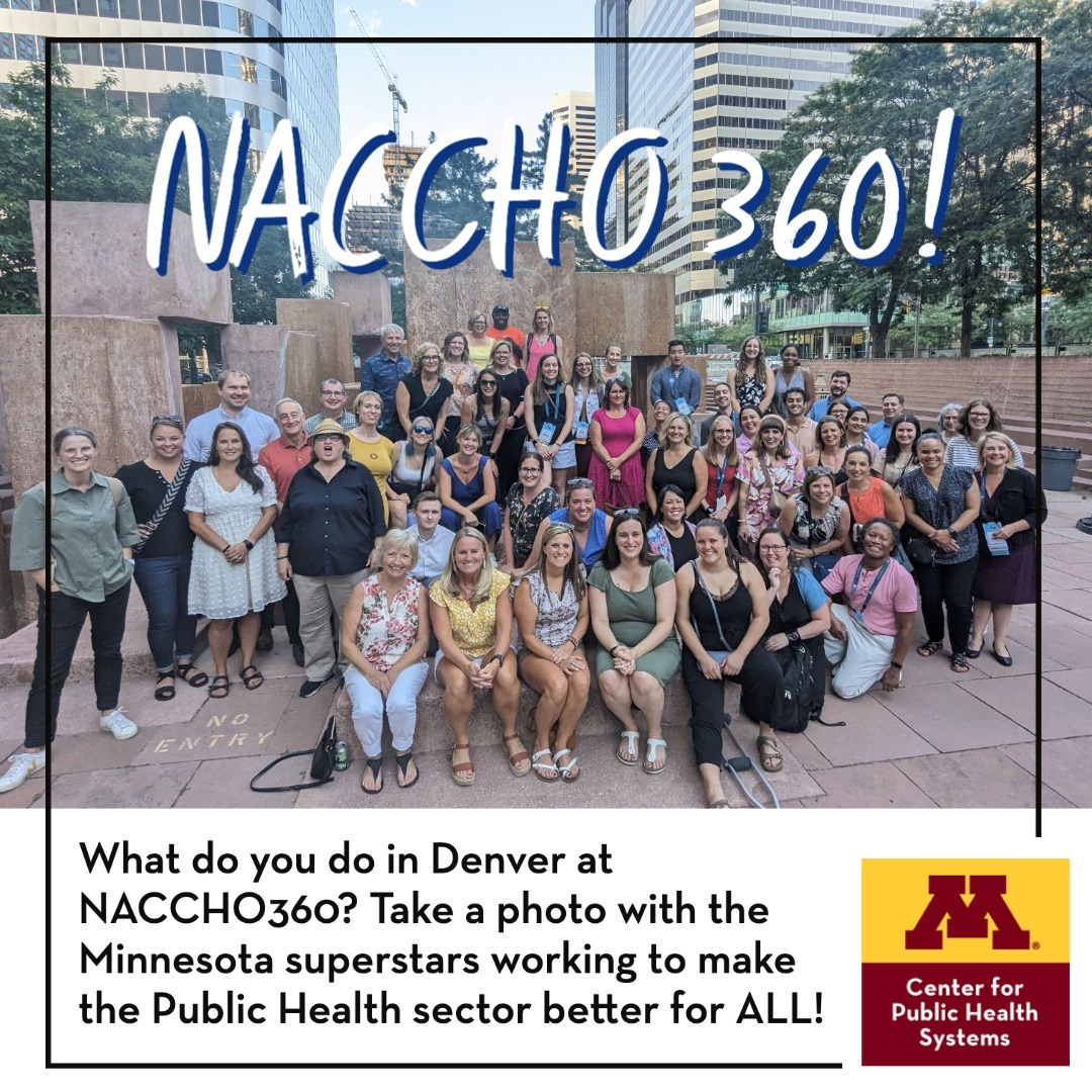 It was only last week, but what a great opportunity to connect with fellow like minded superstars working to make public health better for all. @mnlpha @mnhealth @ampact_us @NACCHOalerts #naccho-360 #na360 #publichealth #accessforall #publichealthworkforce #strongercommunities