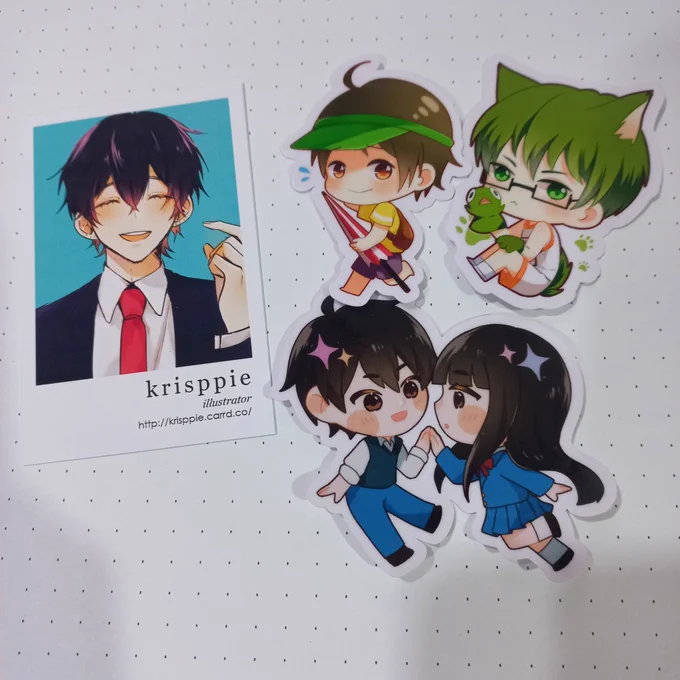 My modest TGK haul!! Im in my sticker collecting era lolnoctyx  , best megane babygirl midorima (sorry tsukki), and kimi ni todoke   