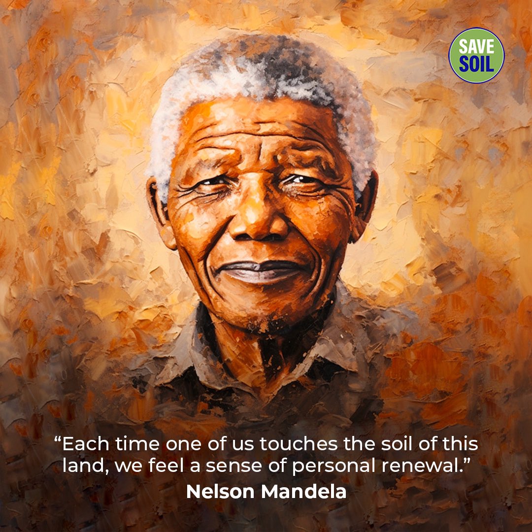 "Each time one of us touches the soil of this land, we feel a sense of personal renewal...We are moved by a sense of joy and exhilaration when the grass turns green and the flowers bloom." Excerpt from Nelson Mandela's Presidential Inaugural Address on 9 May, 1994 in Cape Town.