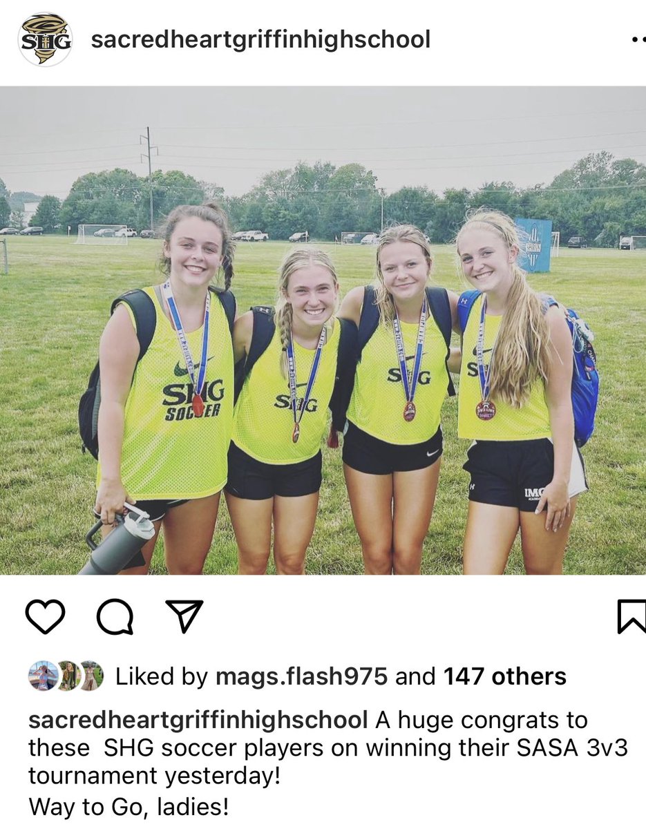 Fun day of 3v3 with some of my high school teammates!! <a href="/ECNLgirls/">ECNL Girls</a> <a href="/SLSGECNLGirls/">SLSG ECNL Girls</a> #nodaysoff
