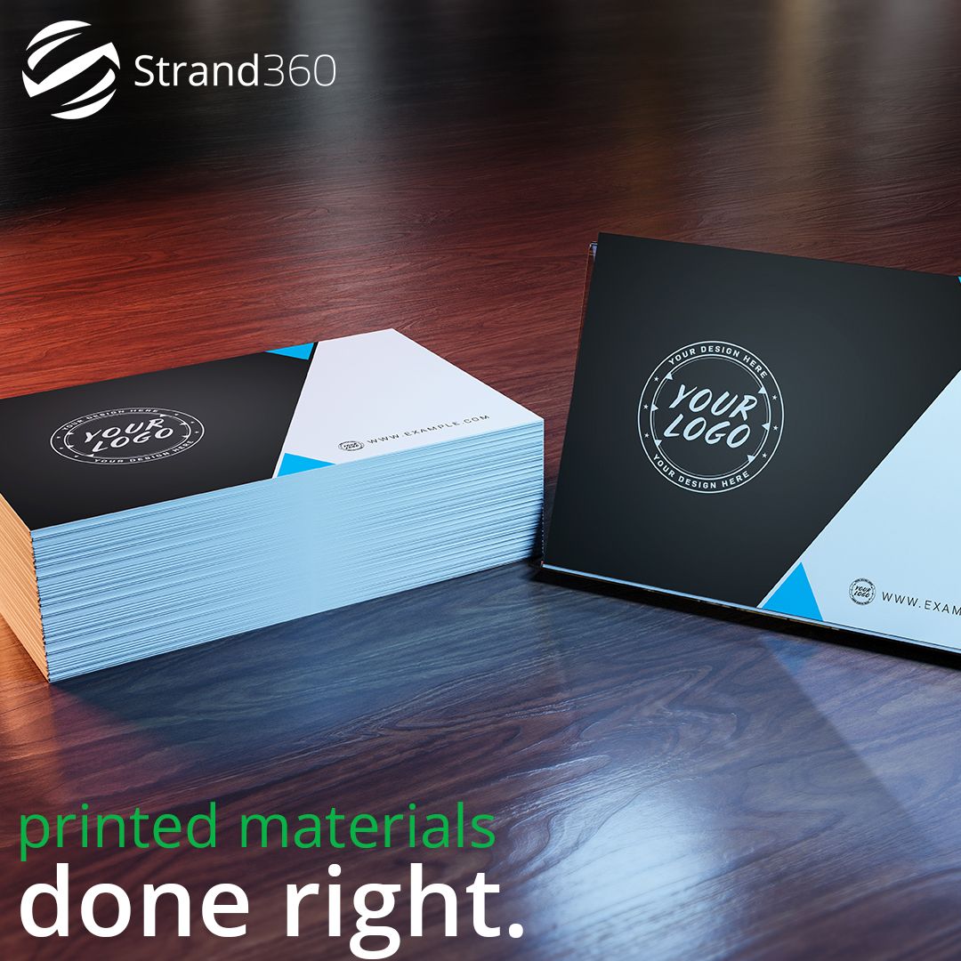 Breathe new life into your business with #branding and #printing services from #Strand360. We can help with everything from printing letterhead and business cards to creating an entire brand package from the ground up.

Find out what we can do for you: strand360.ca/marketing-bran…